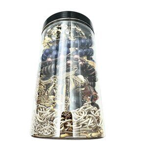 Mystery Jewelry Jar #1860 Wearable Quality Pieces 2lbs Necklace Bracelet Earring